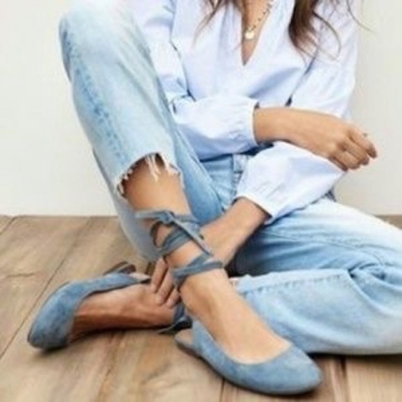 Madewell Shoes - Madewell April ankle wrap flats